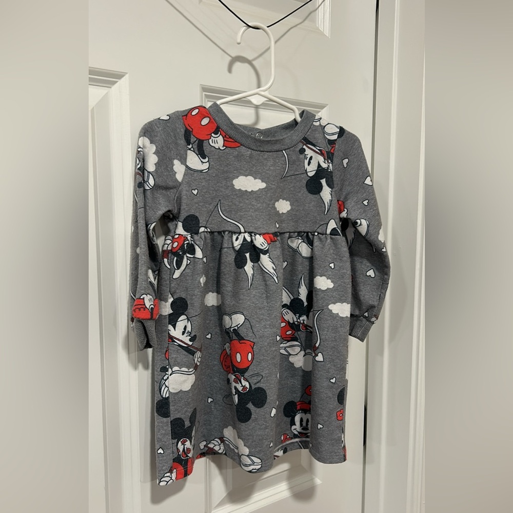 Disney 18 month Baby girl Mickey and Minnie Valentines Dress
